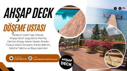 İSTANBUL AHŞAP DECK DÖŞEME SİSTRE USTASI