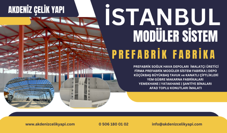 İSTANBUL PREFABRİK MODÜLER SİSTEM FABRİKA