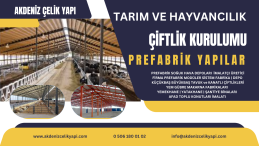 MODERN PREFABRİK HAYVAN ÇİFTLİKLERİ