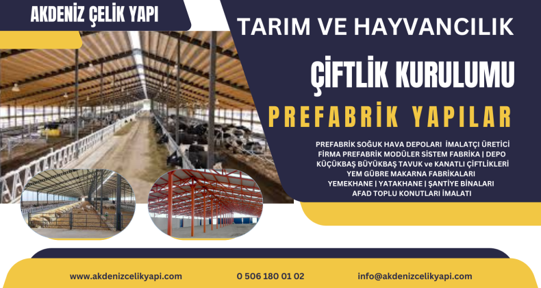 MODERN PREFABRİK HAYVAN ÇİFTLİKLERİ