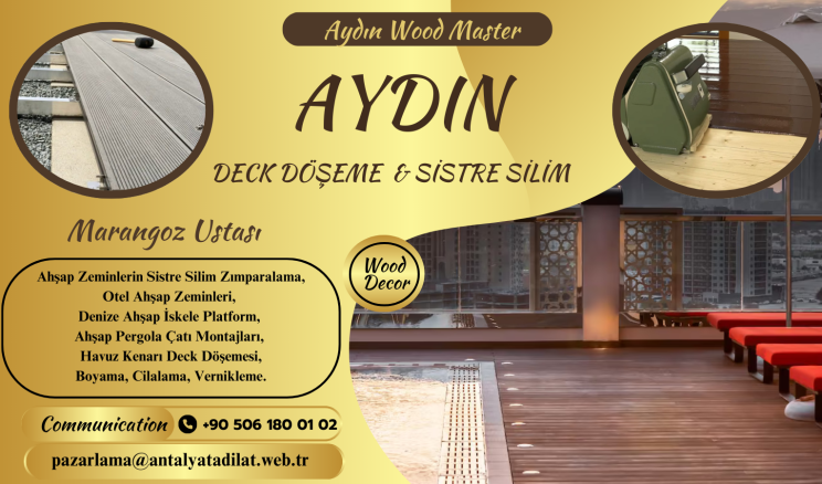 AYDIN DECK DÖŞEME SİSTRE SİLİM USTASI