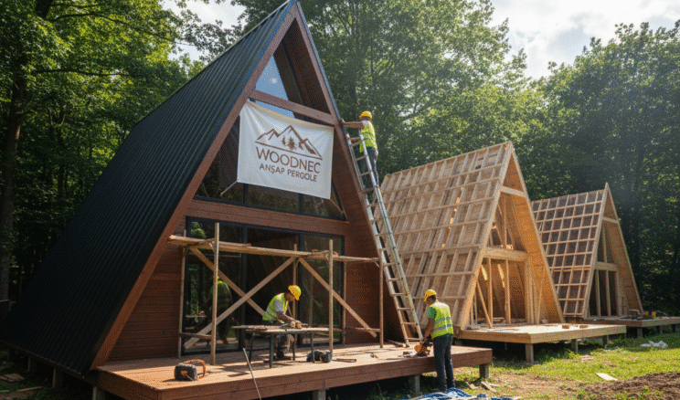 İzmir Bungalov Ahşap Ev, Ahşap ve Kompozit Deck, Pergole