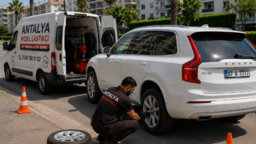 Antalya Yerinde Lastik Değişimi