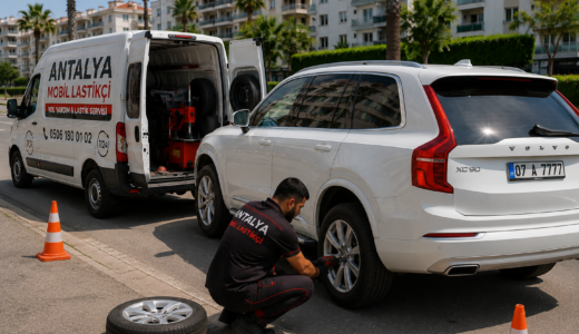 Antalya Yerinde Lastik Değişimi
