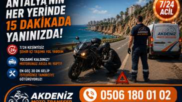 Antalya Moto Yol Yardım | Motosikletiniz Yolda Kaldığında